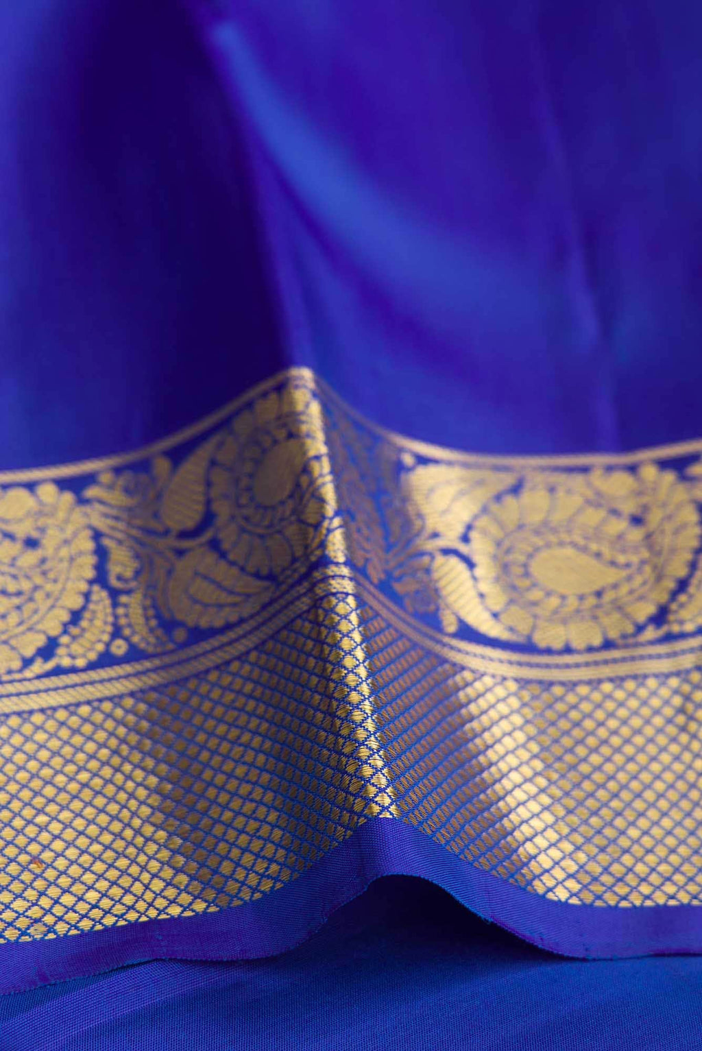 Blue Kanchipuram Silk Saree