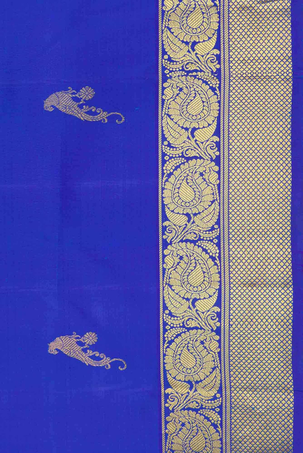 Blue Kanchipuram Silk Saree