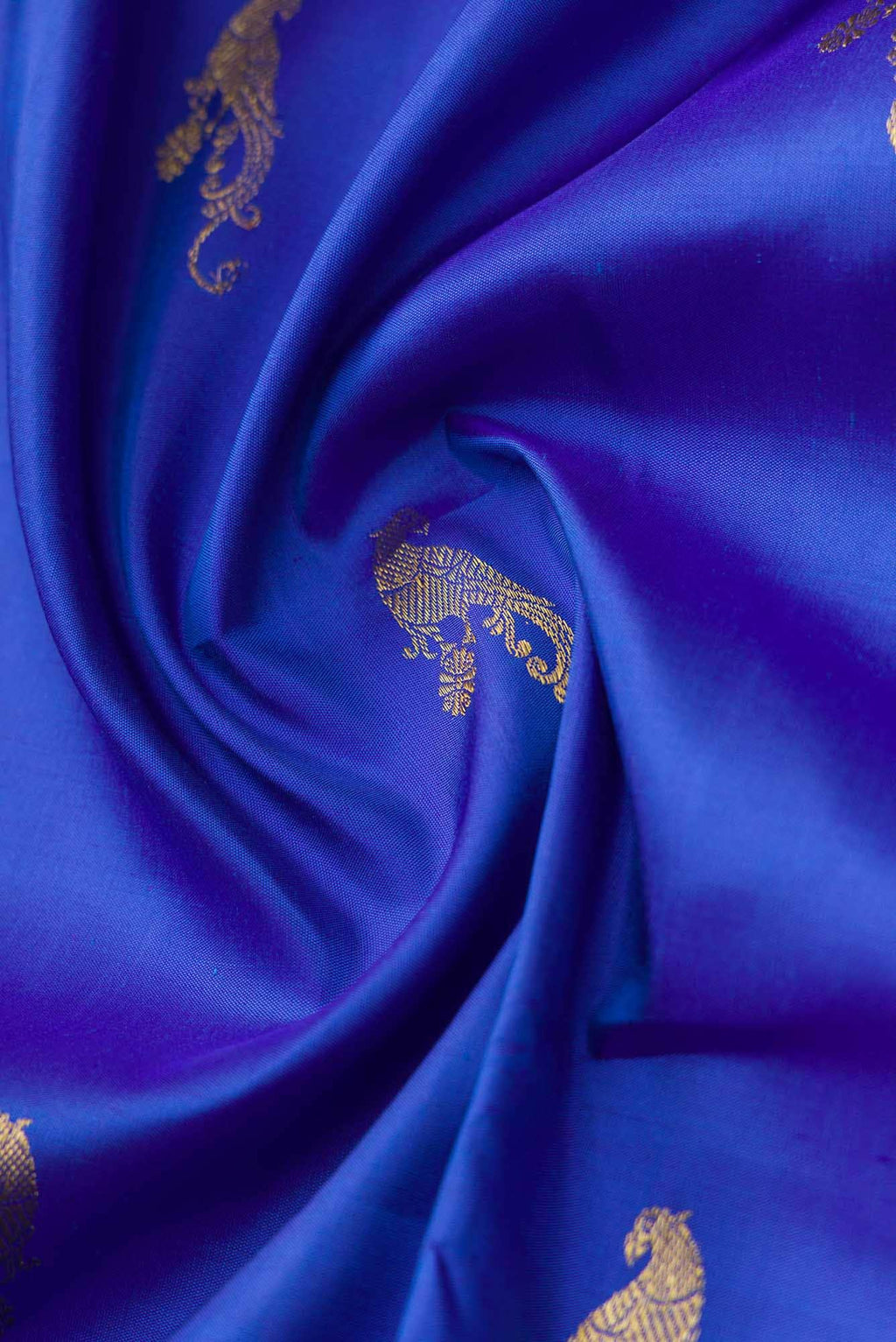 Blue Kanchipuram Silk Saree