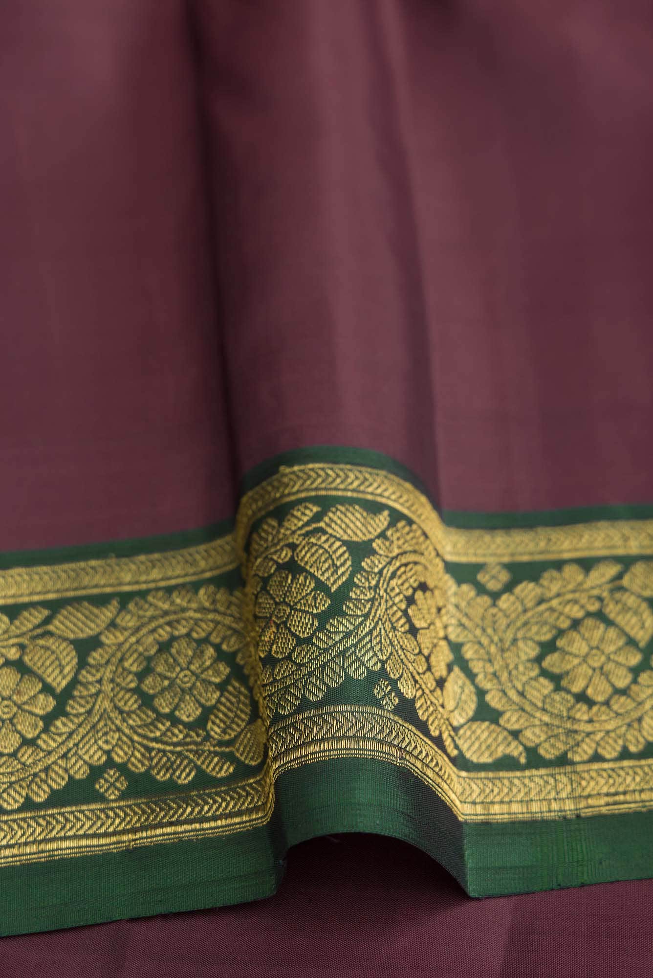 Manga Maalai-Green Kanchipuram Silk Saree