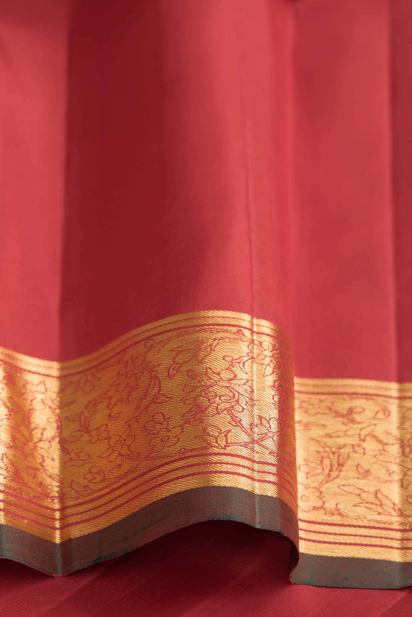 Aaditi-Red Kanchipuram Silk Saree
