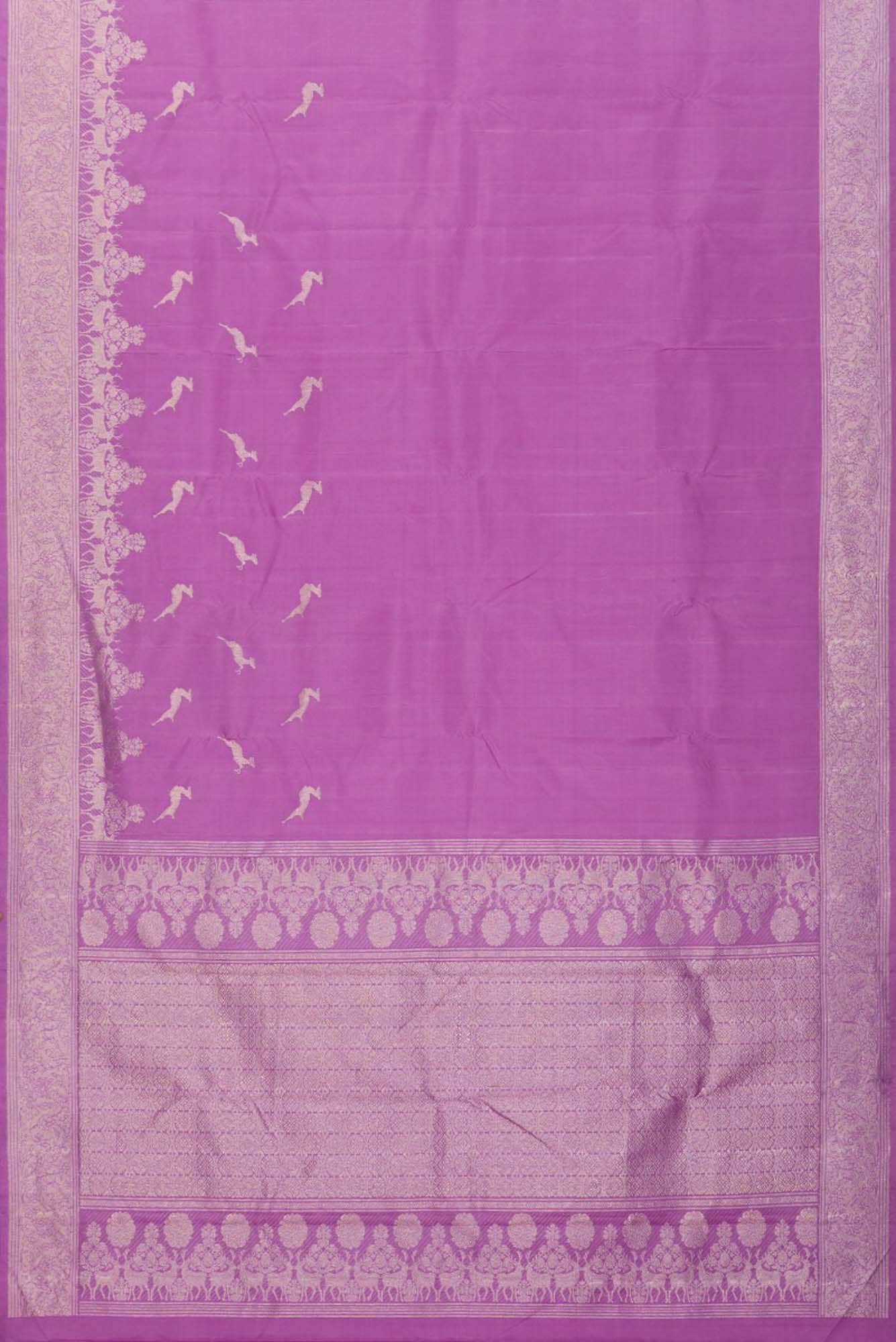 Mrignayani-Lavender Kanchipuram Silk Saree