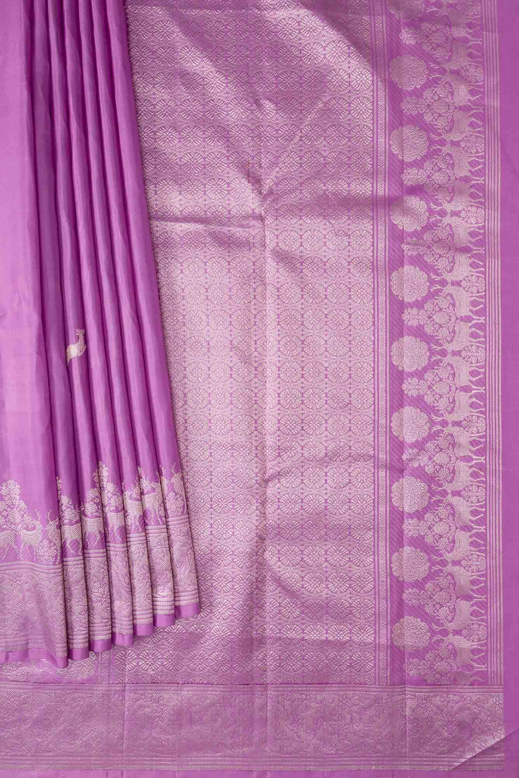 Mrignayani-Lavender Kanchipuram Silk Saree