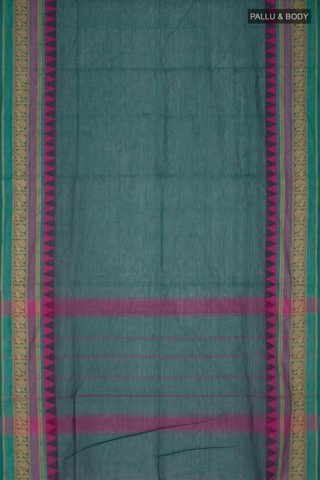 Green Chettinad Cotton Saree