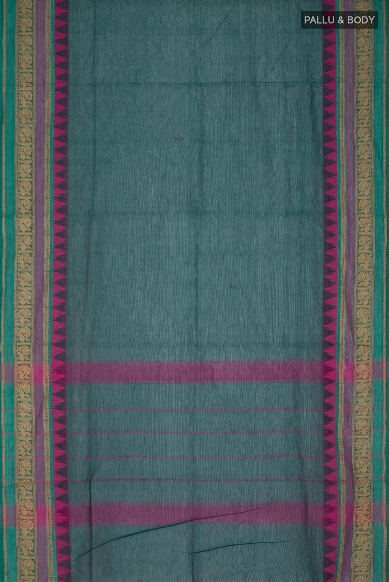 Green Chettinad Cotton Saree
