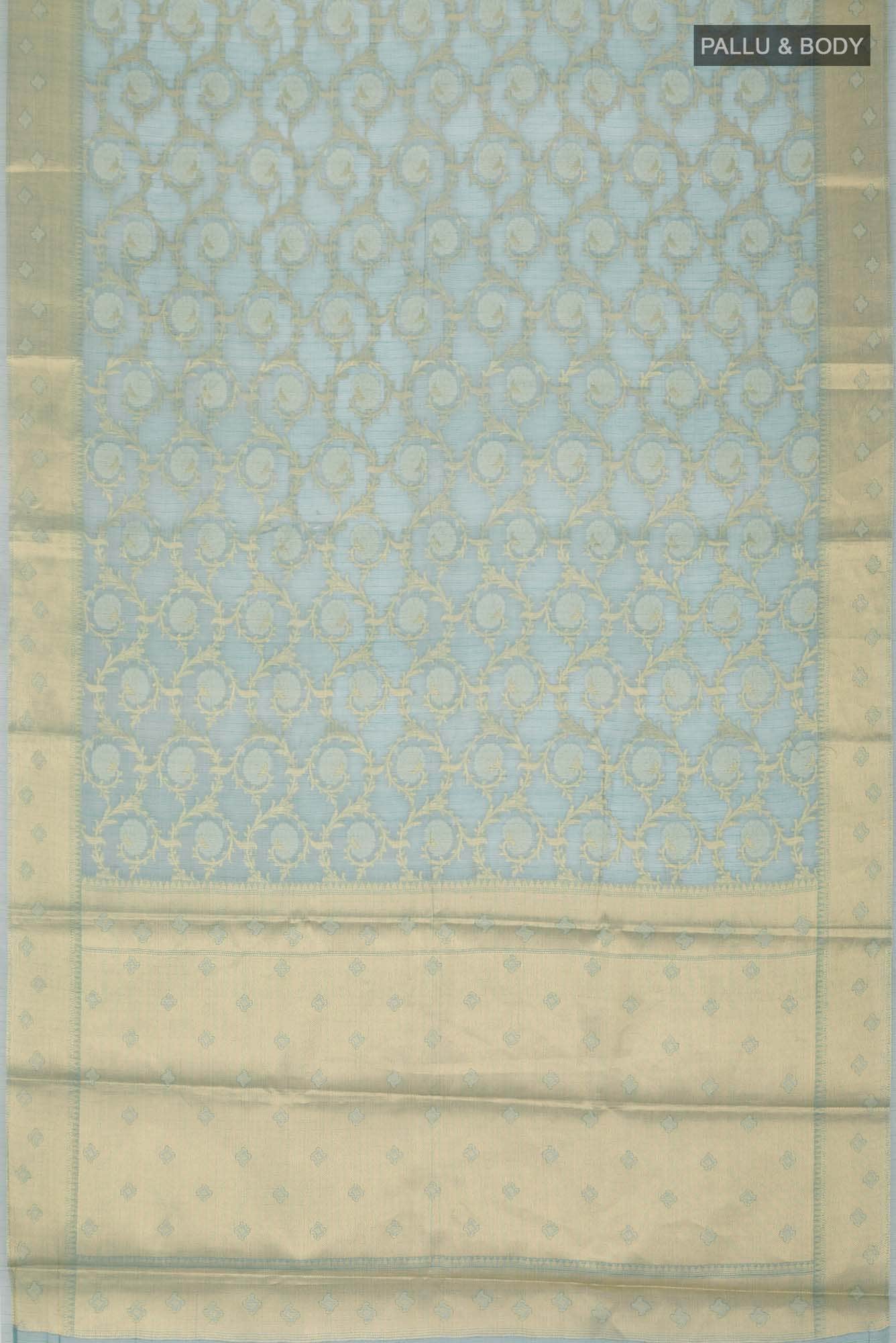 Green Blended Kota Cotton Saree