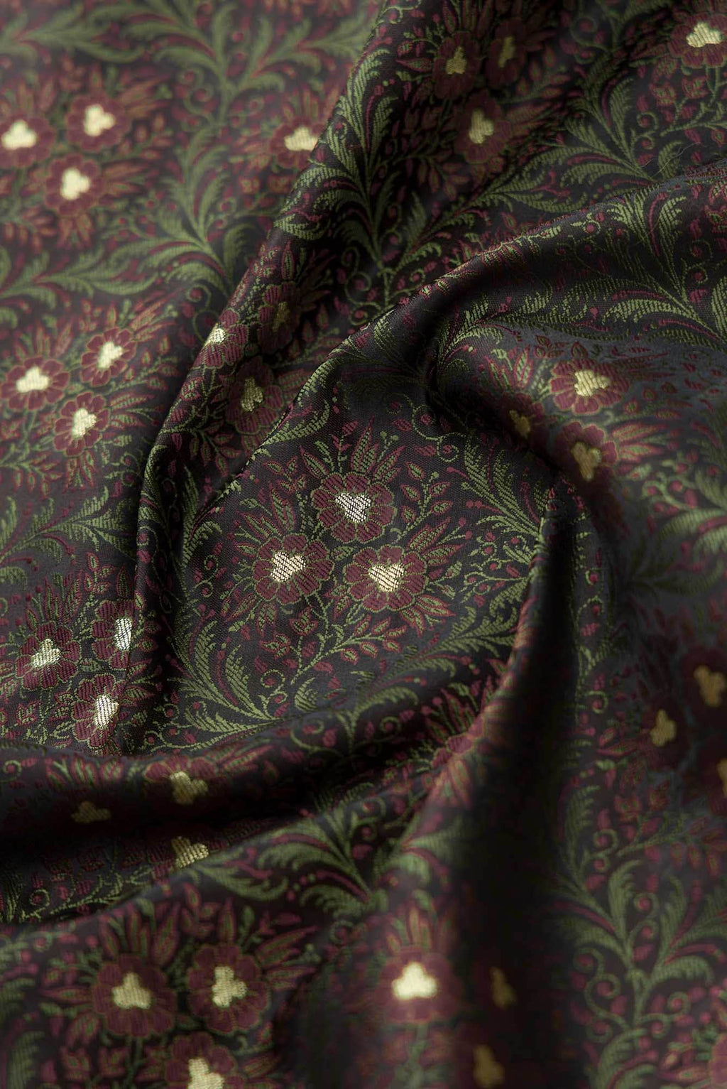 Black Blended Banarasi Silk Saree