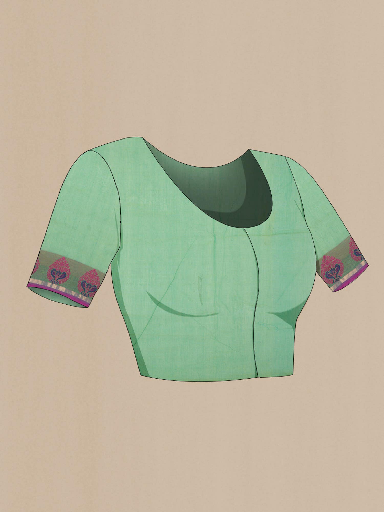 Green Chettinad Cotton Saree