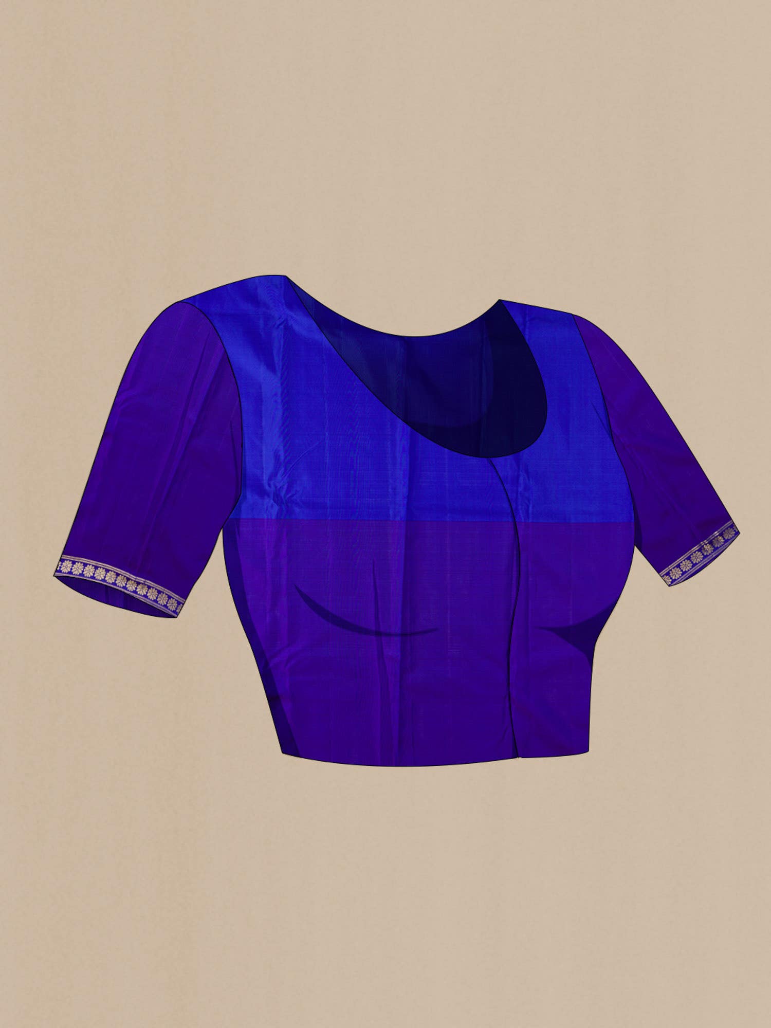 Royal Blue Kanchipuram Silk Saree
