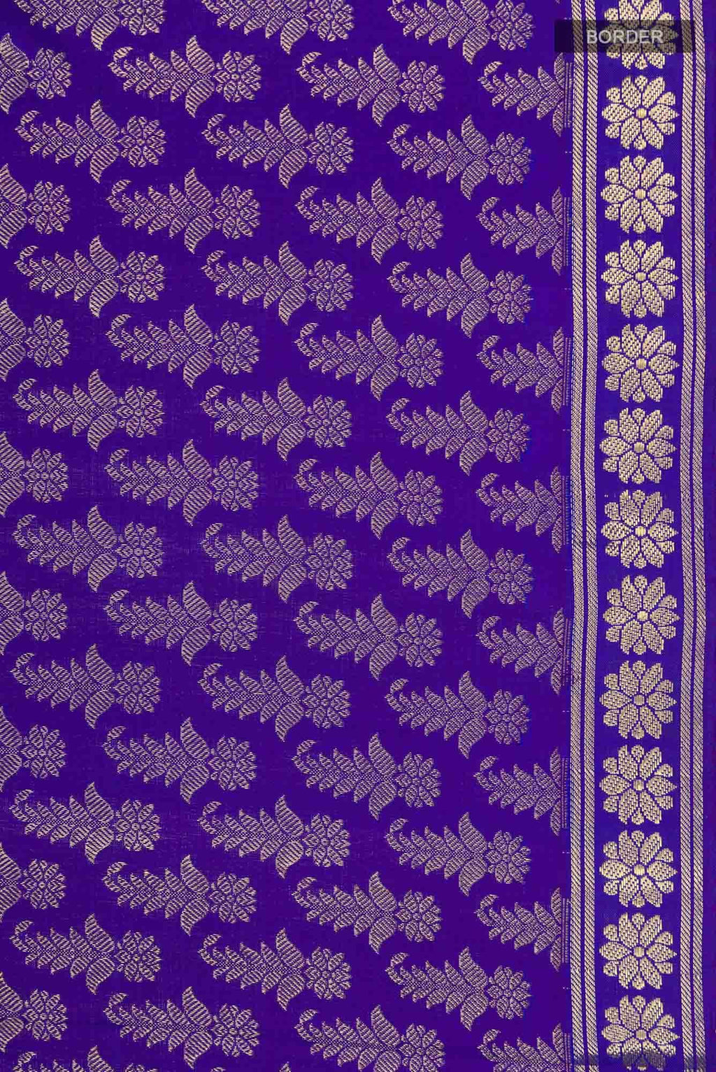Royal Blue Kanchipuram Silk Saree