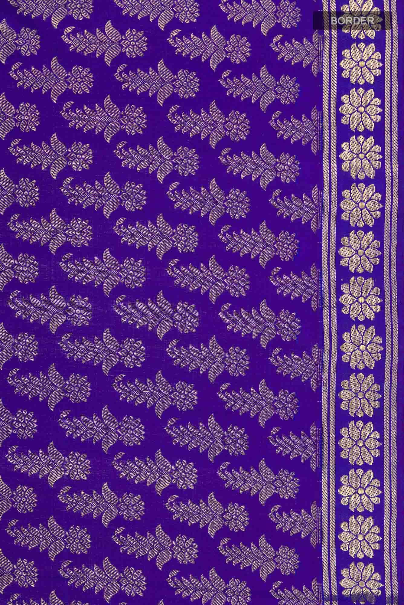 Royal Blue Kanchipuram Silk Saree