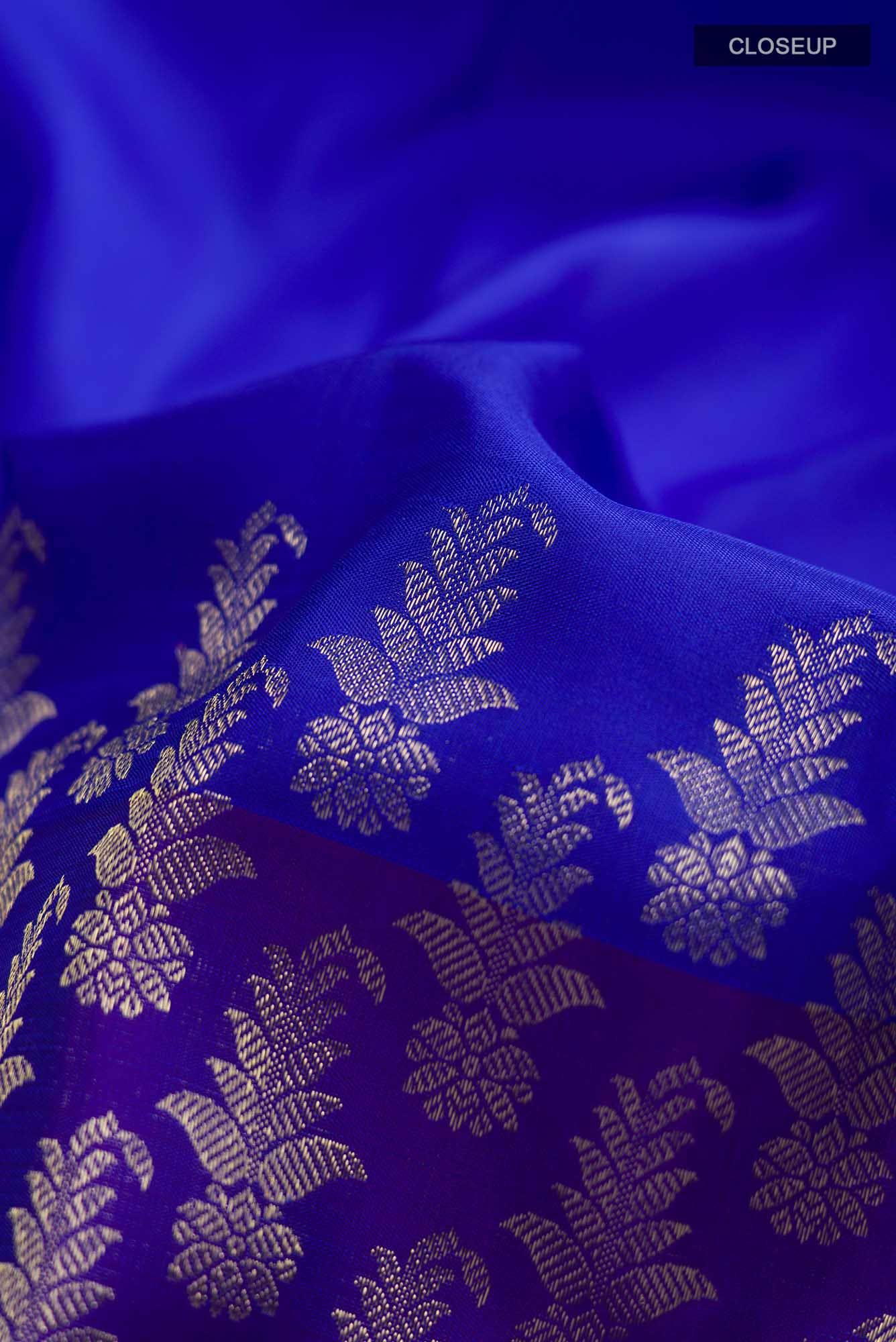 Royal Blue Kanchipuram Silk Saree