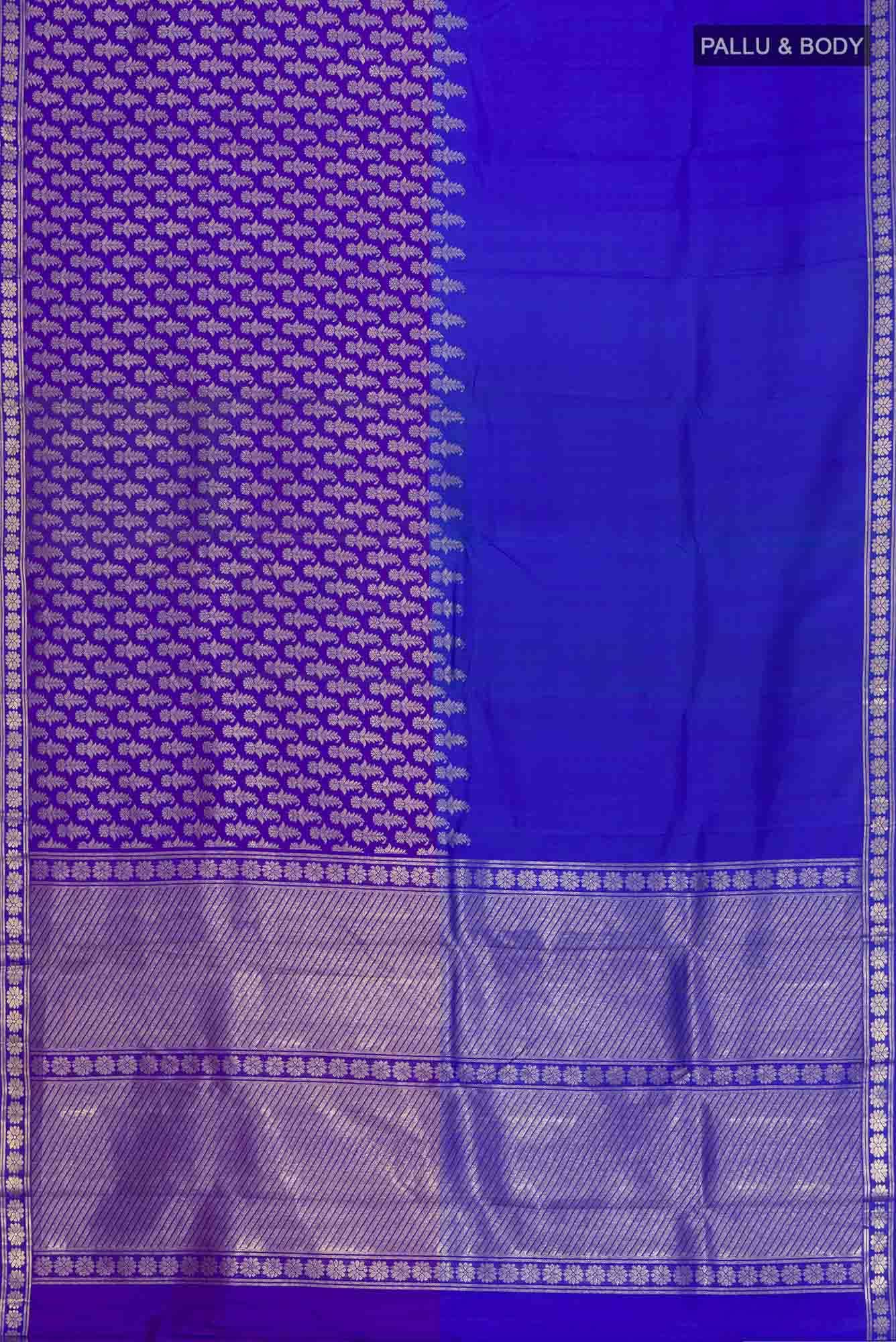 Royal Blue Kanchipuram Silk Saree