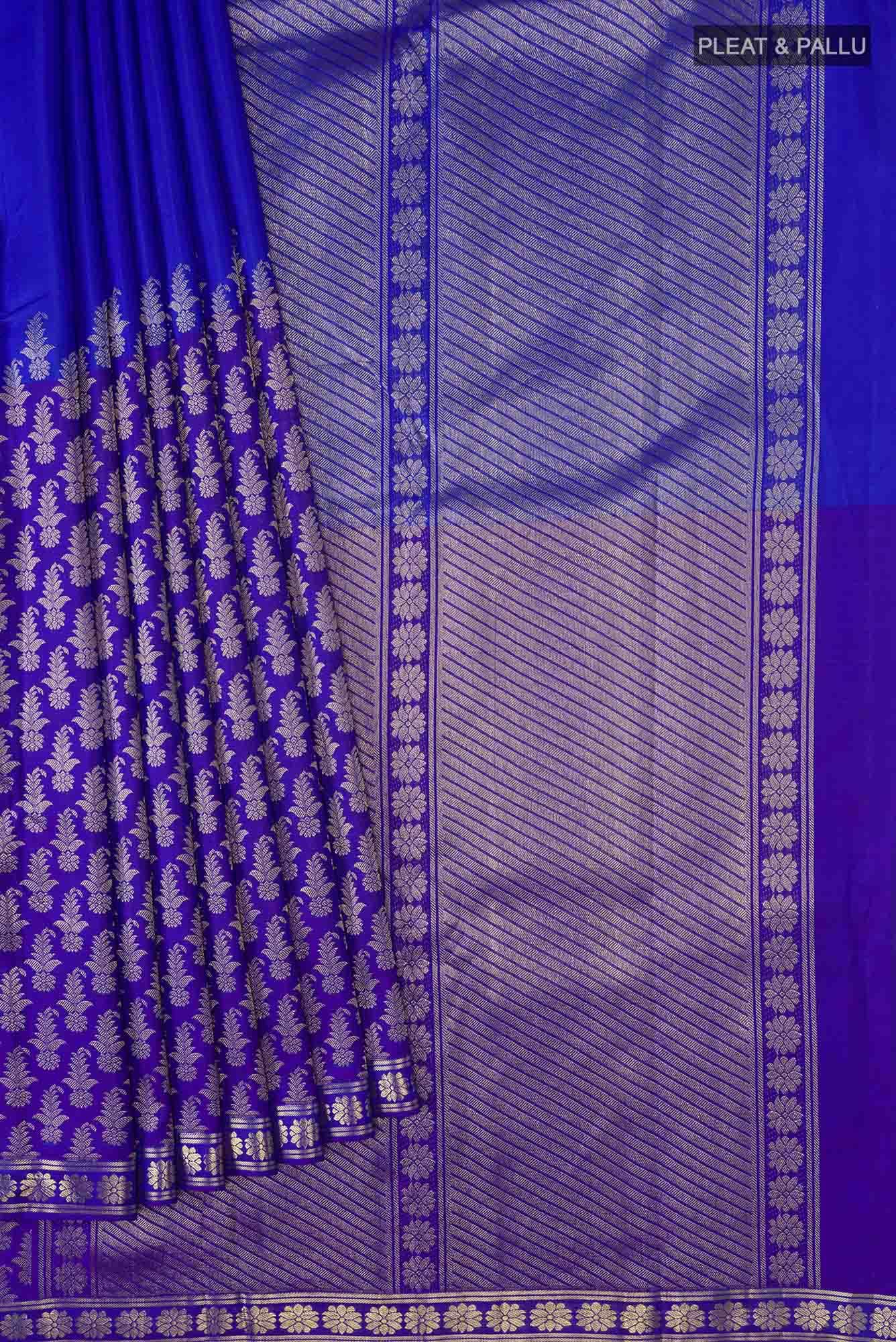 Royal Blue Kanchipuram Silk Saree