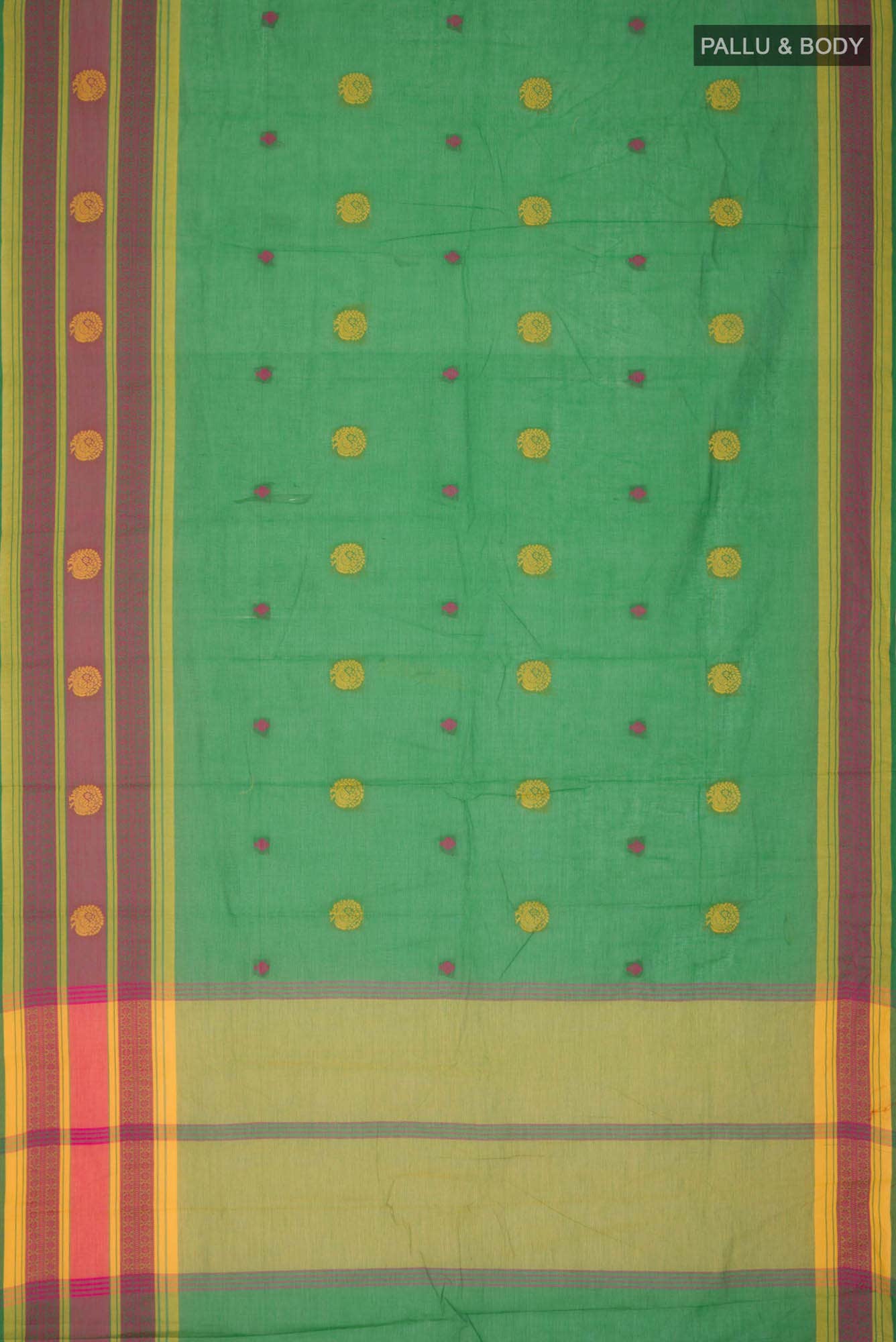 Green Kanchi Cotton Saree