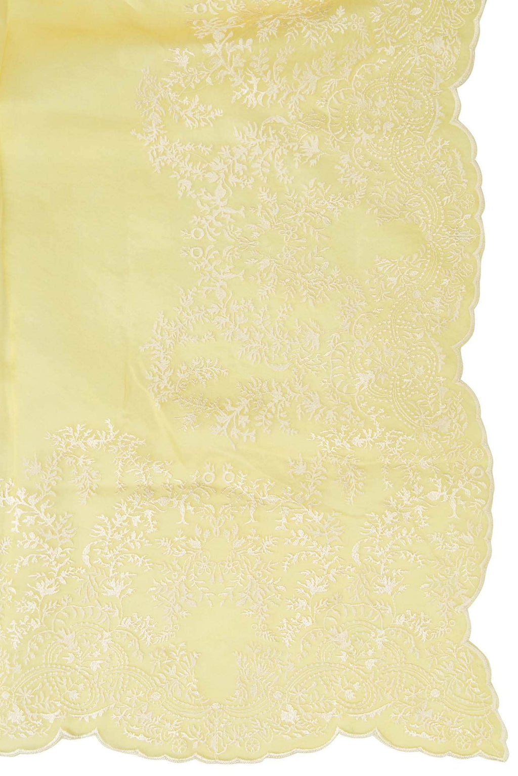 Garden of Eden Yellow floral design saree from Embroidered Romance Collection by Nalli