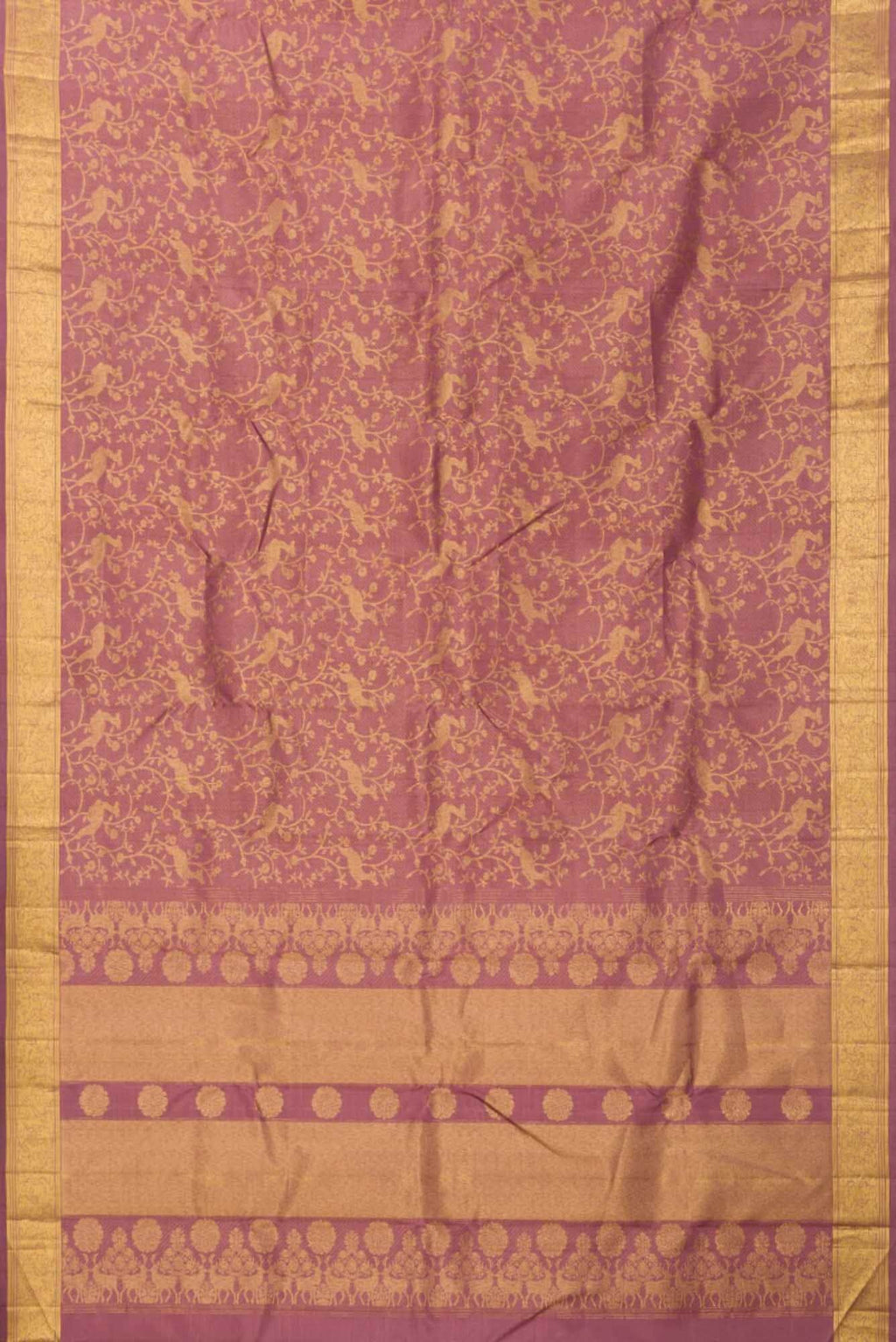 Aaditi-Mauve Kanchipuram Silk Saree