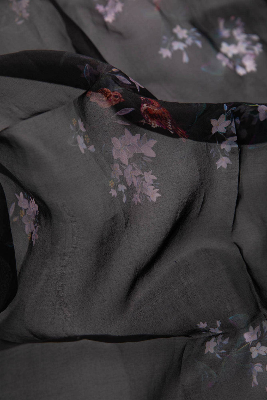 The Sparrows black Stole from Birds of Paradise, Scarves & Stoles Collection