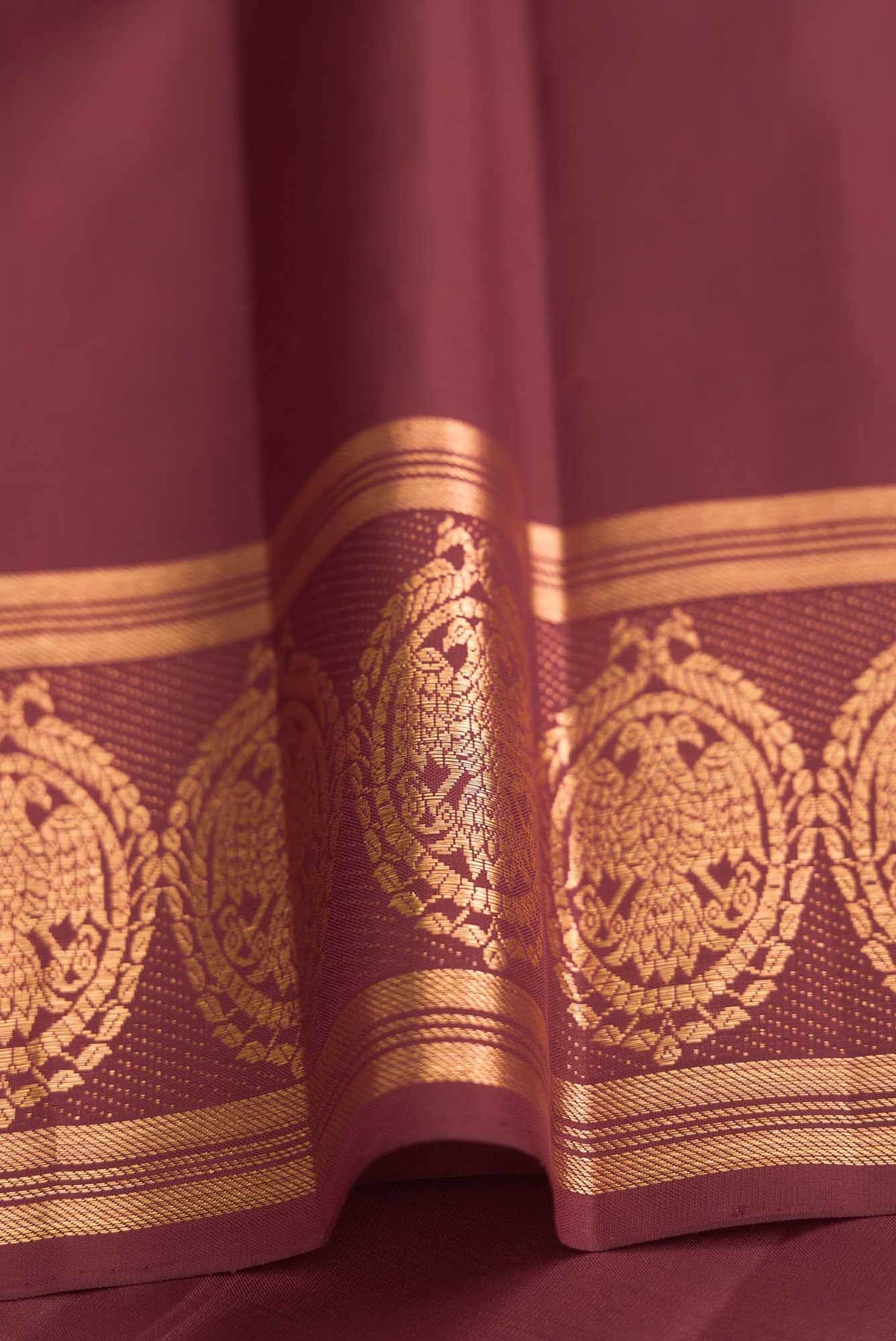 Raasi-Maroon Kanchipuram Silk Saree