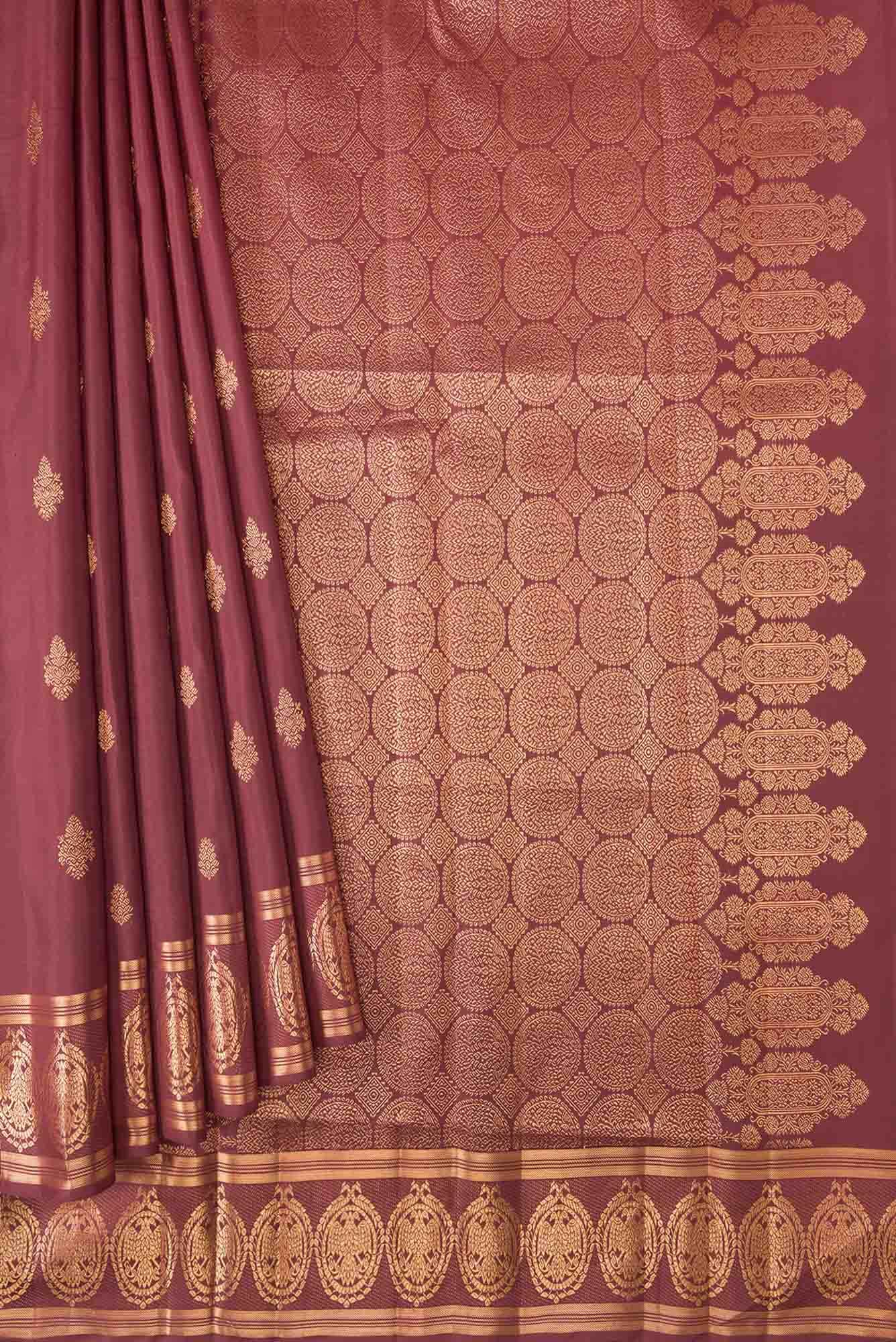 Raasi-Maroon Kanchipuram Silk Saree
