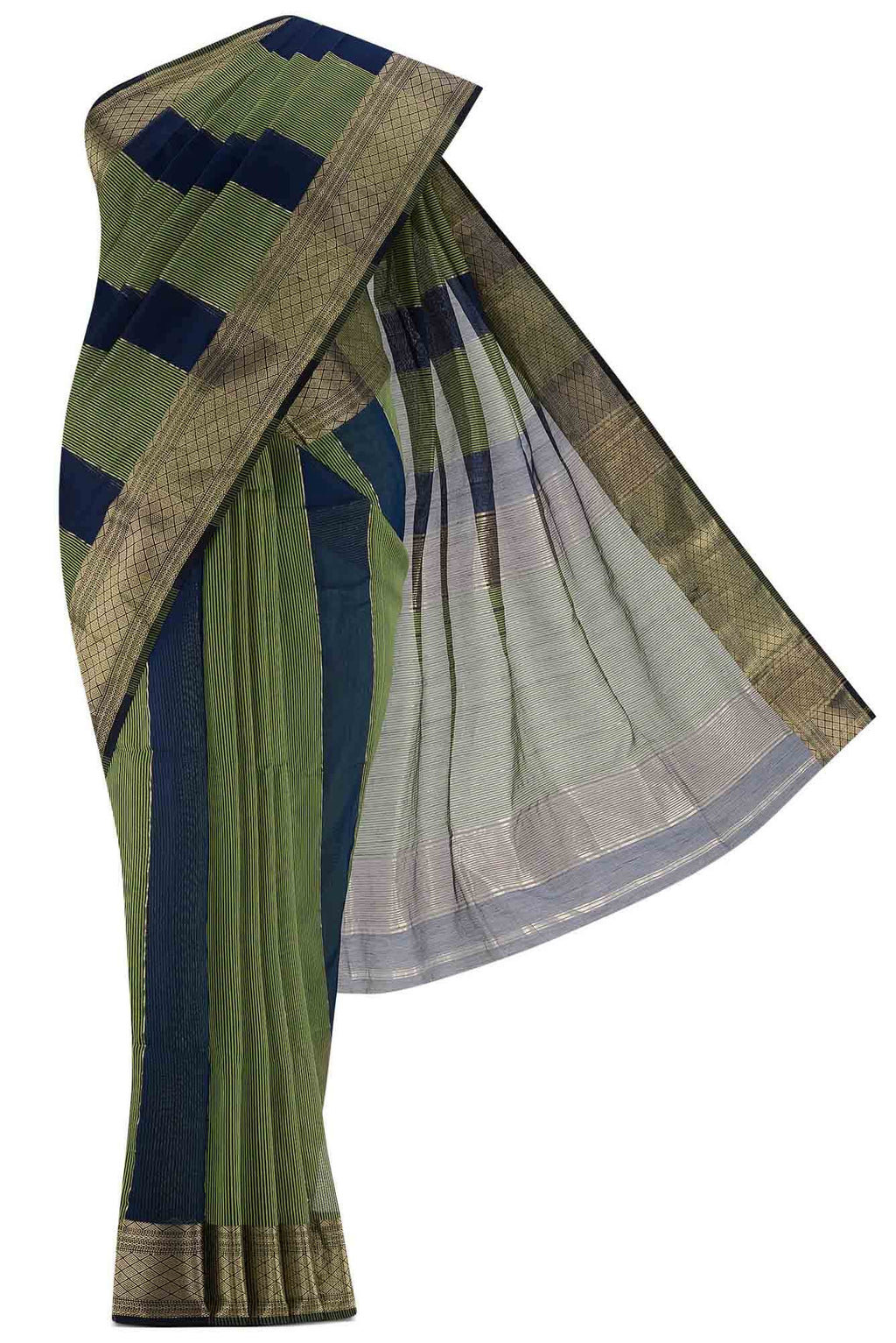 Multi Maheshwari Silk Cotton Saree