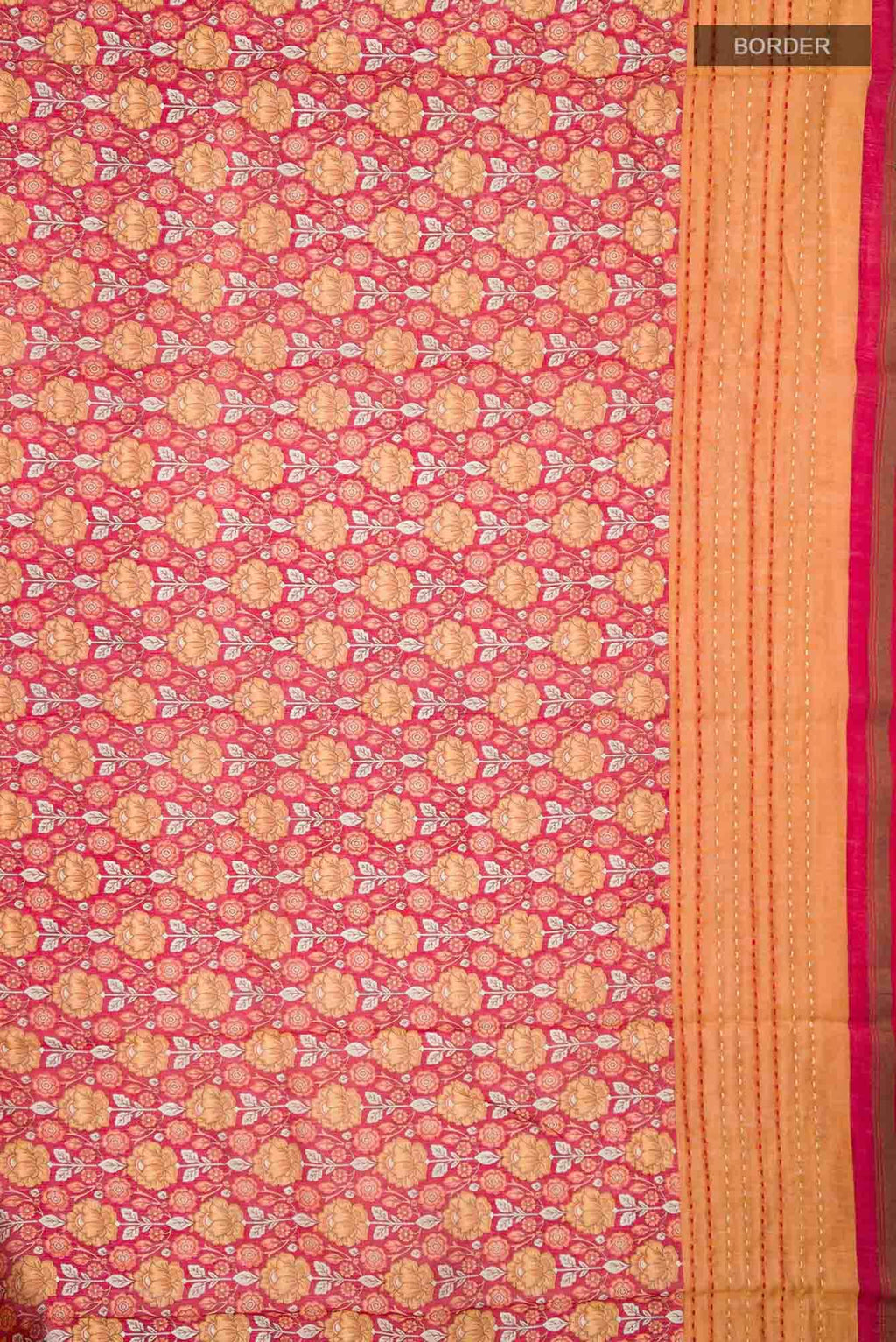 Maroon Maheshwari Silk Cotton Saree