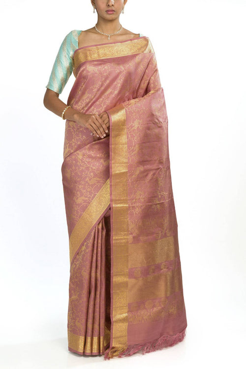 Aaditi-Mauve Kanchipuram Silk Saree