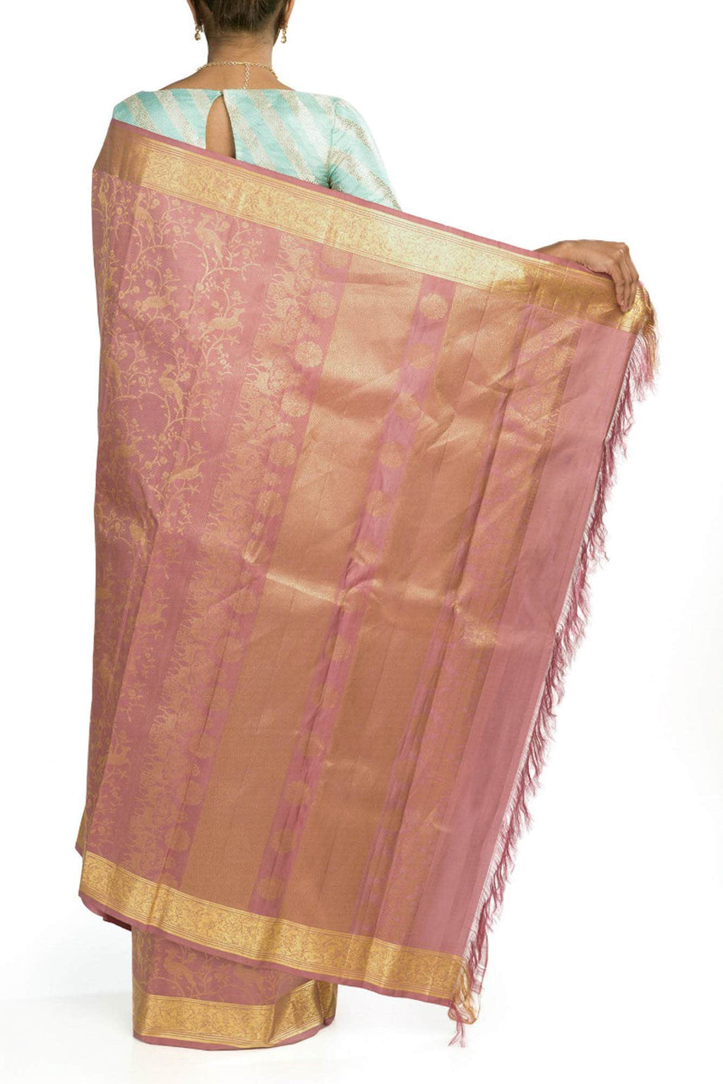 Aaditi-Mauve Kanchipuram Silk Saree