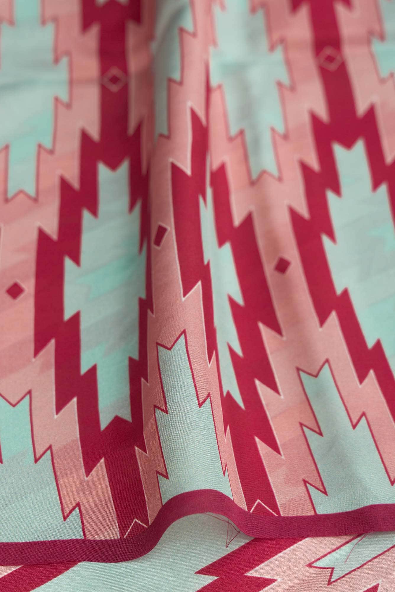 Sadhna Red floral design saree from Chintz Collection, Designed by Nalli