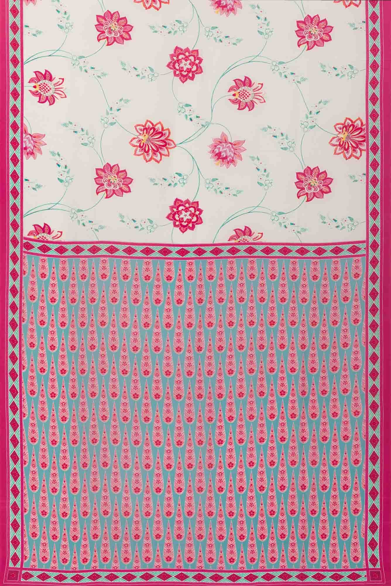 Lata Off White floral design saree from Chintz Collection, Designed by Nalli