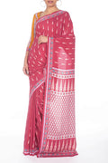 Rimjhim Dark pink floral design saree from Chintz Collection, Designed by Nalli