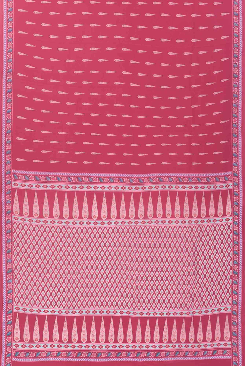 Rimjhim Dark pink floral design saree from Chintz Collection, Designed by Nalli