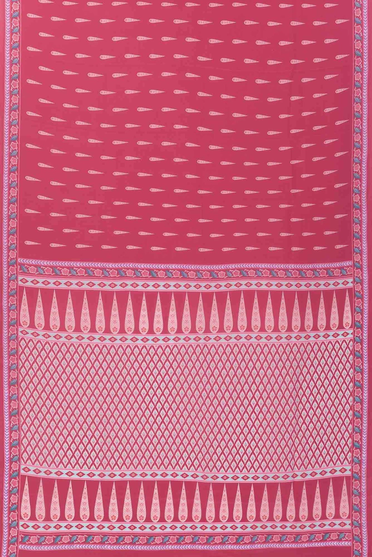 Rimjhim Dark pink floral design saree from Chintz Collection, Designed by Nalli