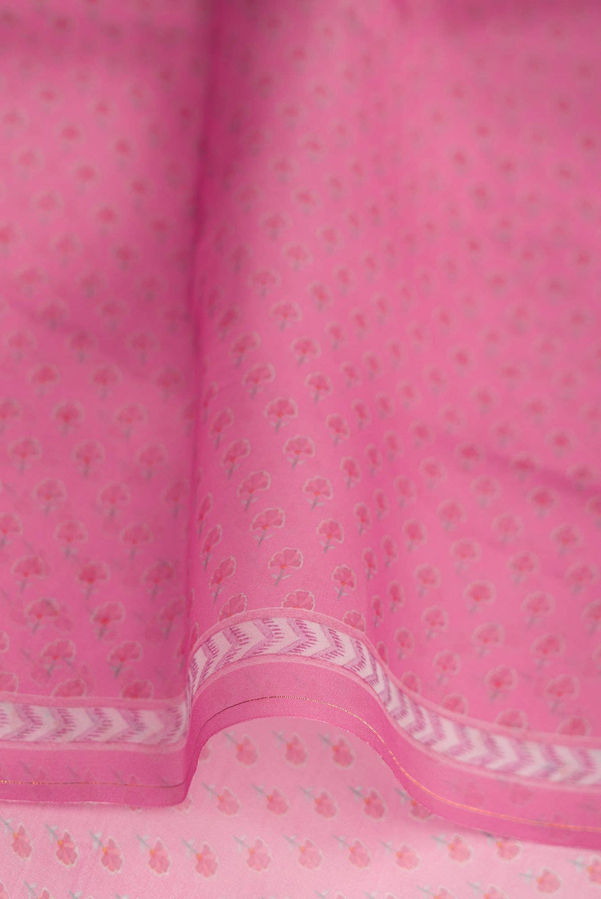Butidar Off White floral design saree from Chintz Collection, Designed by Nalli