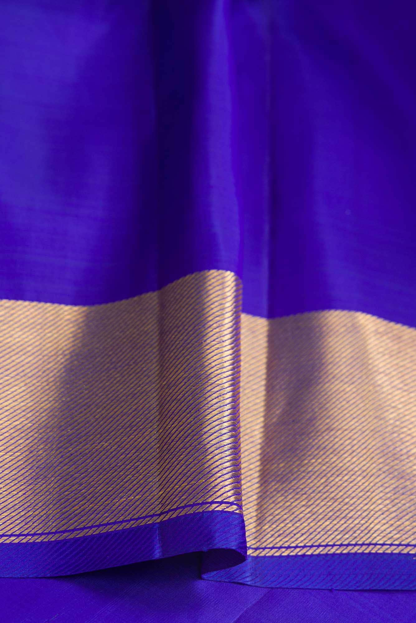 Bhagirathi-Blue Kanchipuram Silk Saree