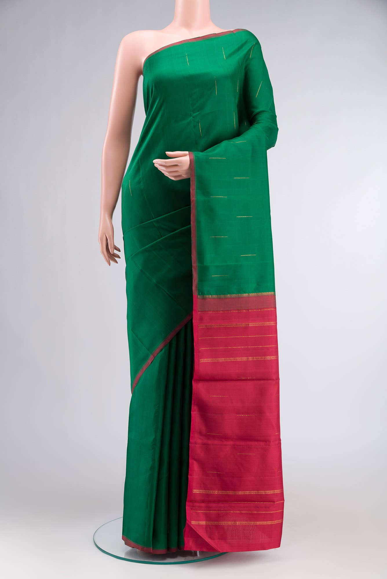 Green Kanchipuram Silk Saree