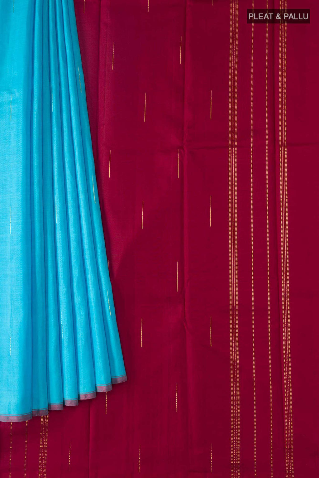 Blue Kanchipuram Silk Saree