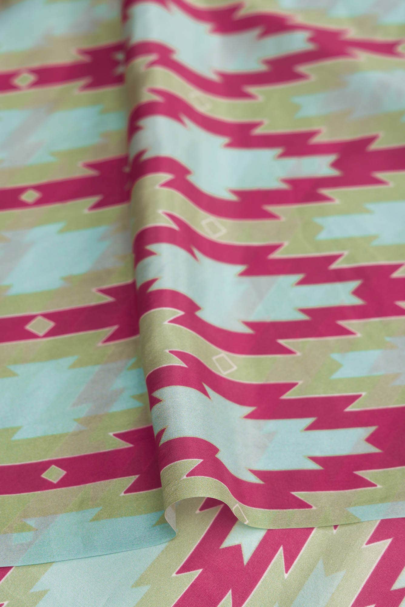 Sadhna Green floral design saree from Chintz Collection, Designed by Nalli