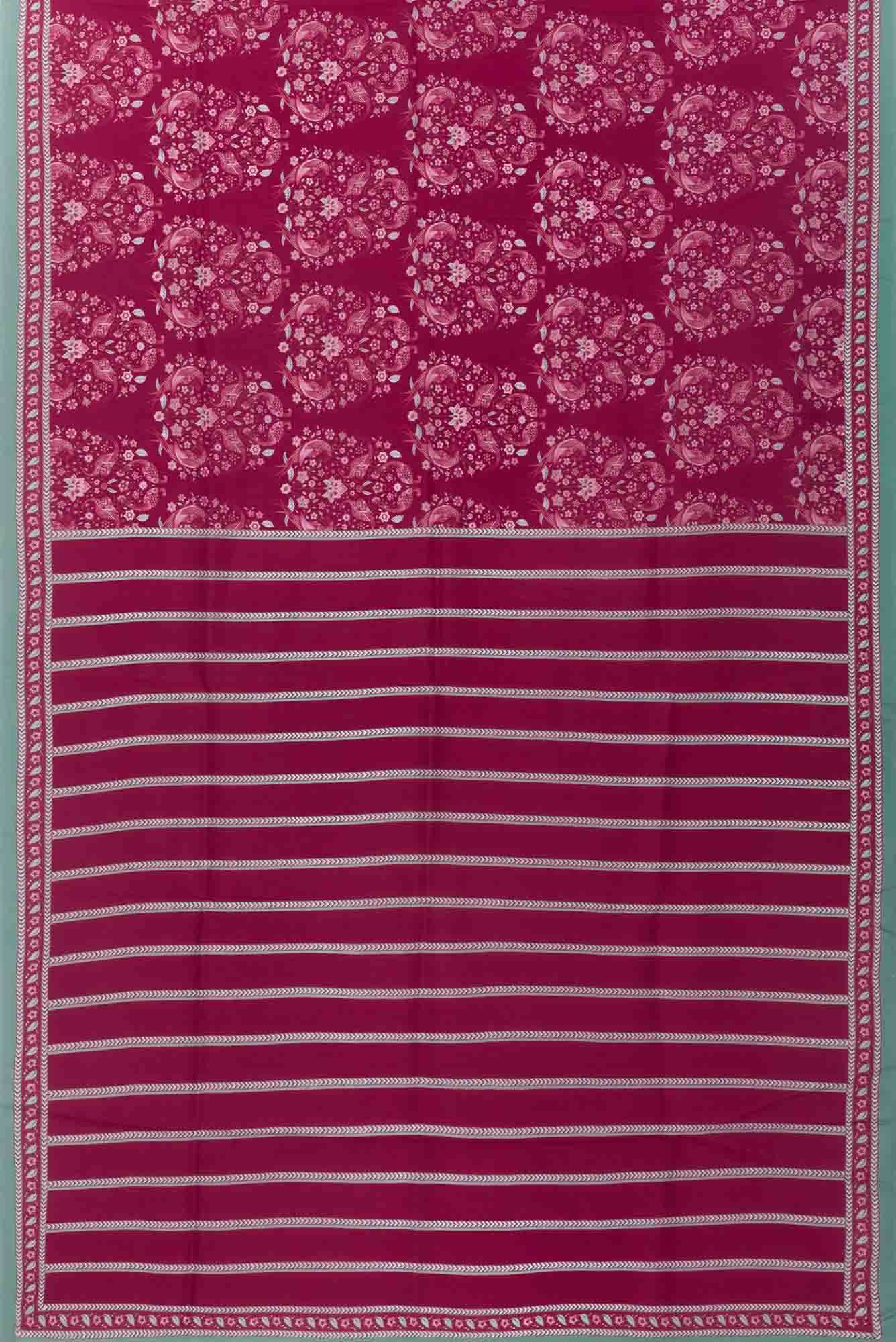 Premika Pink floral design saree from Chintz Collection, Designed by Nalli