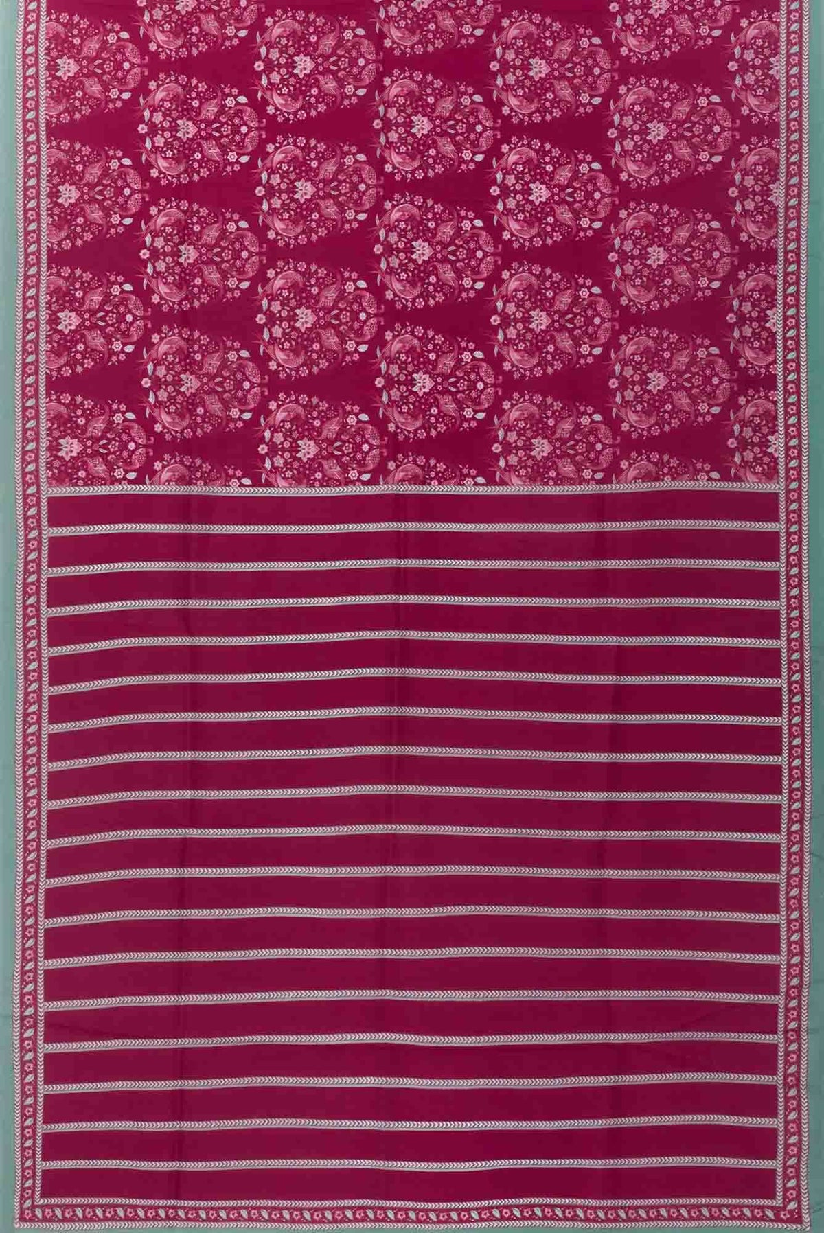 Premika Pink floral design saree from Chintz Collection, Designed by Nalli