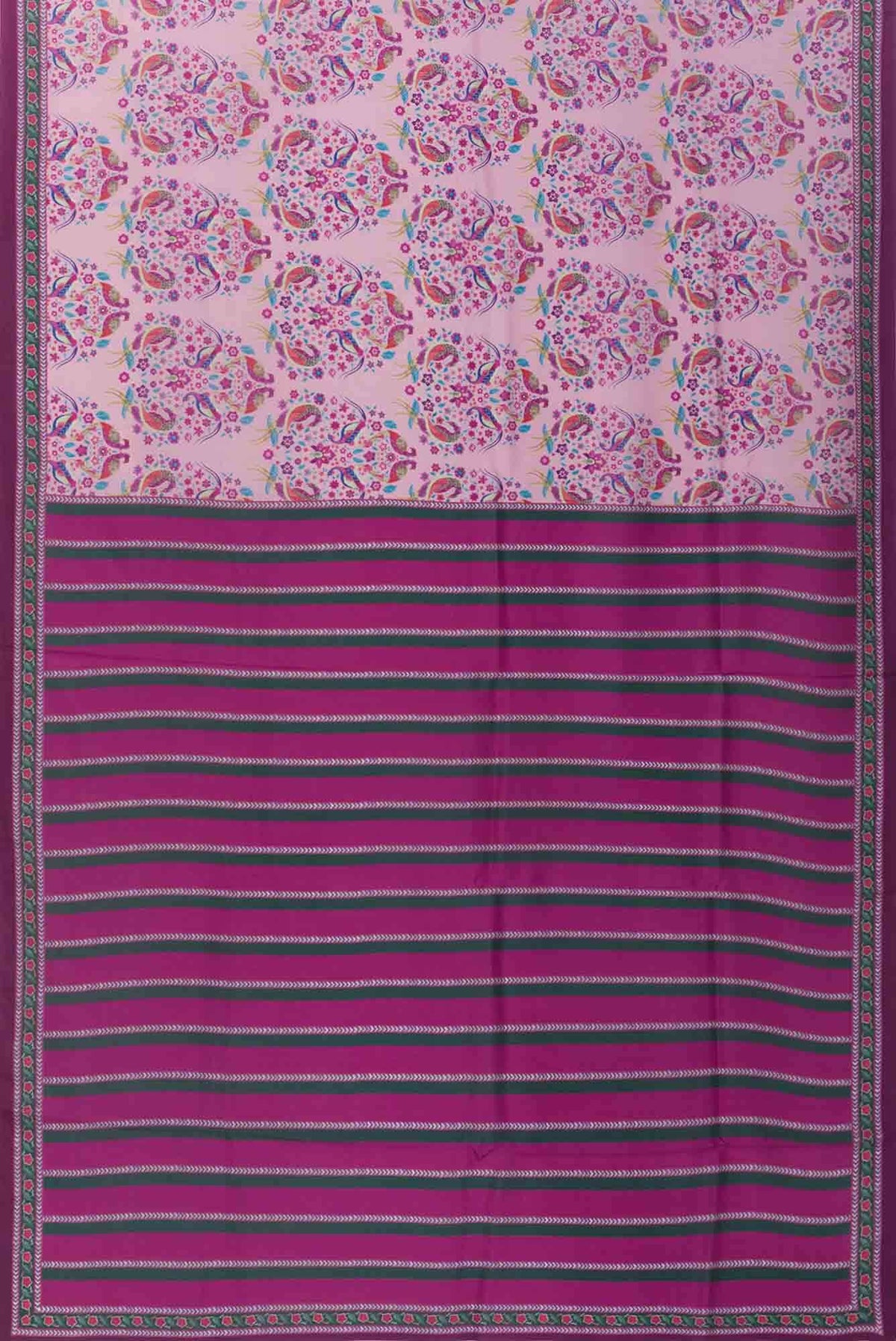 Premika Pink floral design saree from Chintz Collection, Designed by Nalli