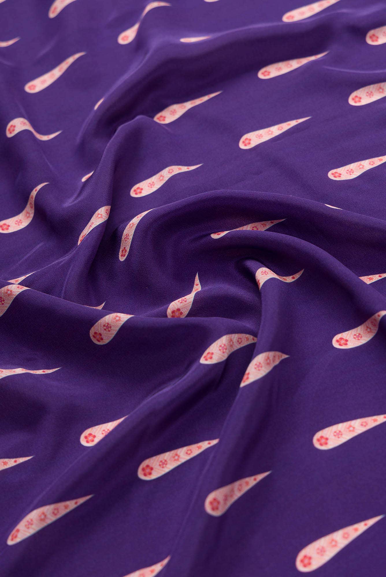 Rimjhim Purple floral design saree from Chintz Collection, Designed by Nalli