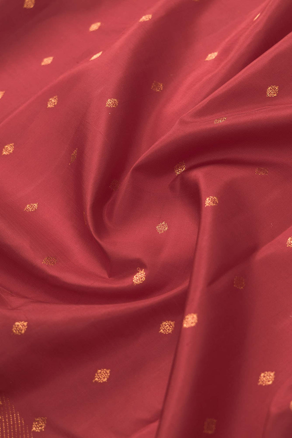 Jadainagam-Red Kanchipuram Silk Saree