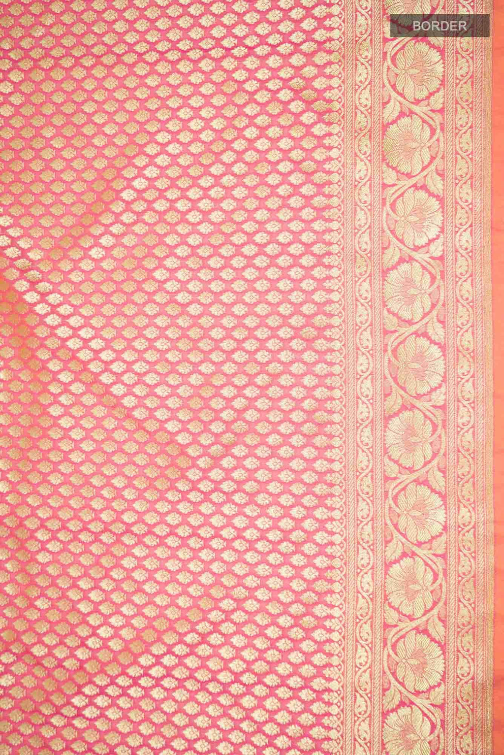 Pink Blended Banarasi Silk Saree