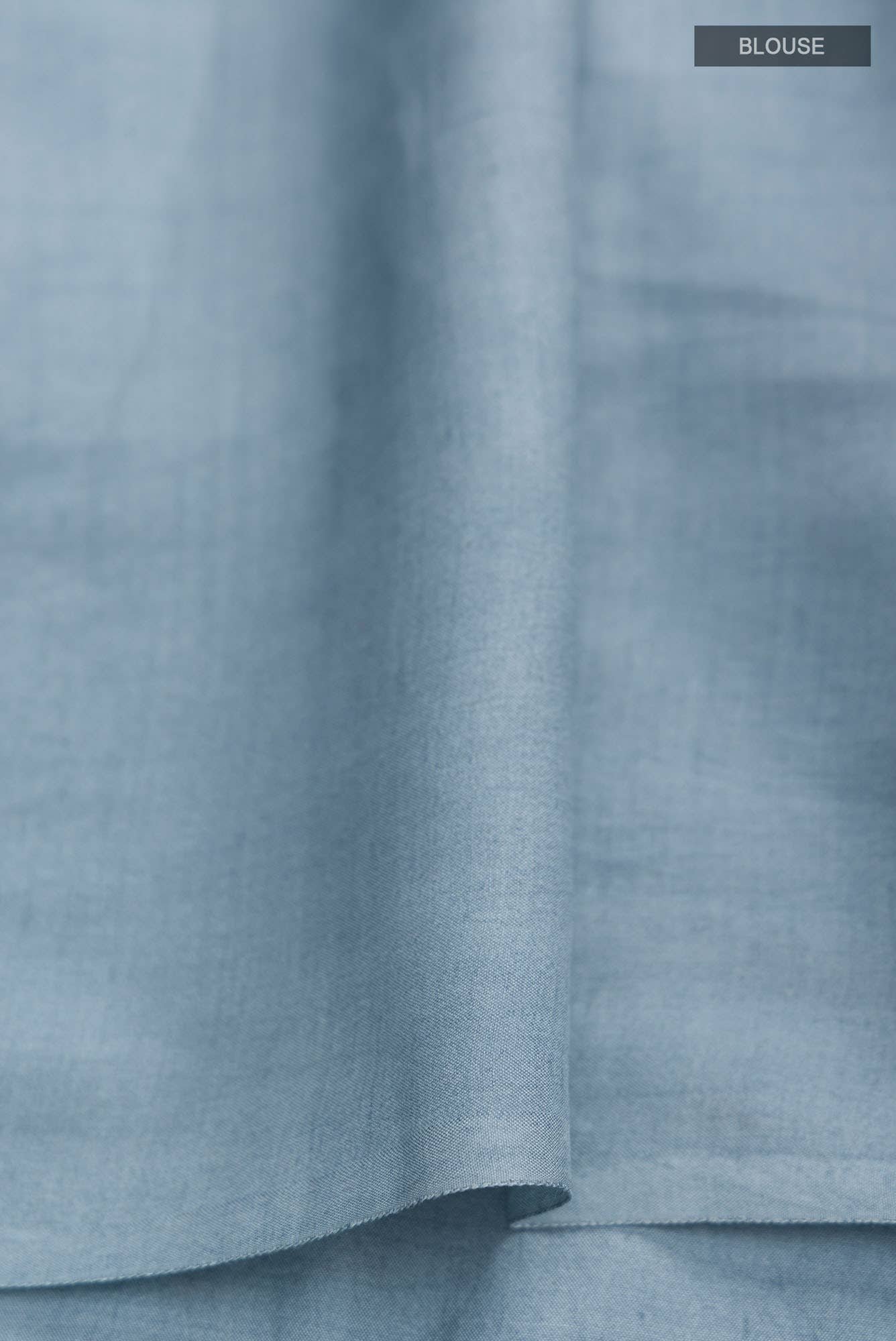 Pyari Peony- Powdered Blue Banarasi Saree