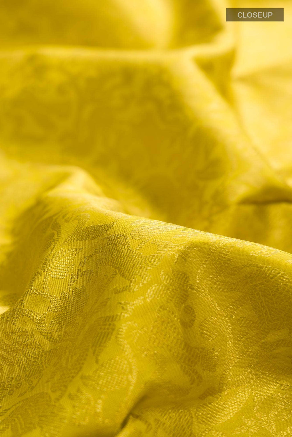 Yellow Kanchipuram Silk Saree