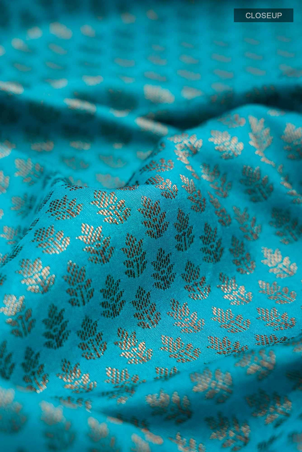 Blue Blended Banarasi Saree