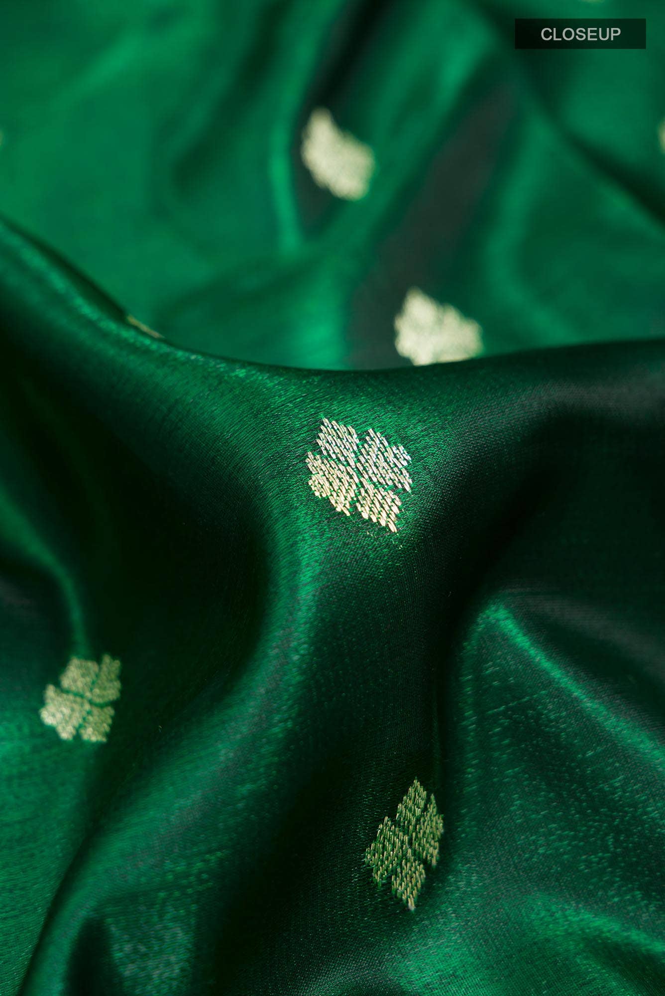 Green Blended Banarasi Saree