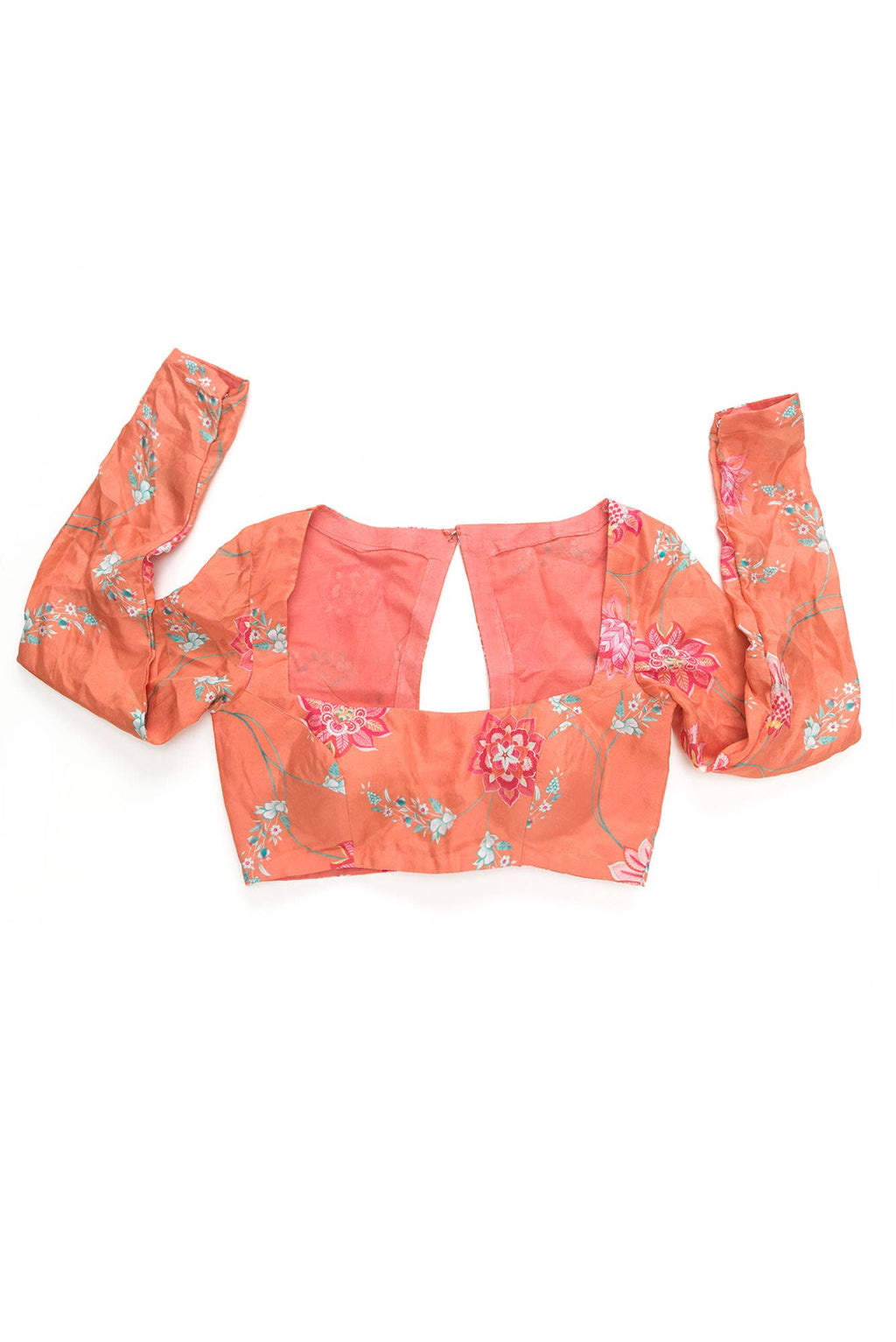 Nupur -  Baby Pink Floral design saree from Chintz Collection, Designed by Nalli