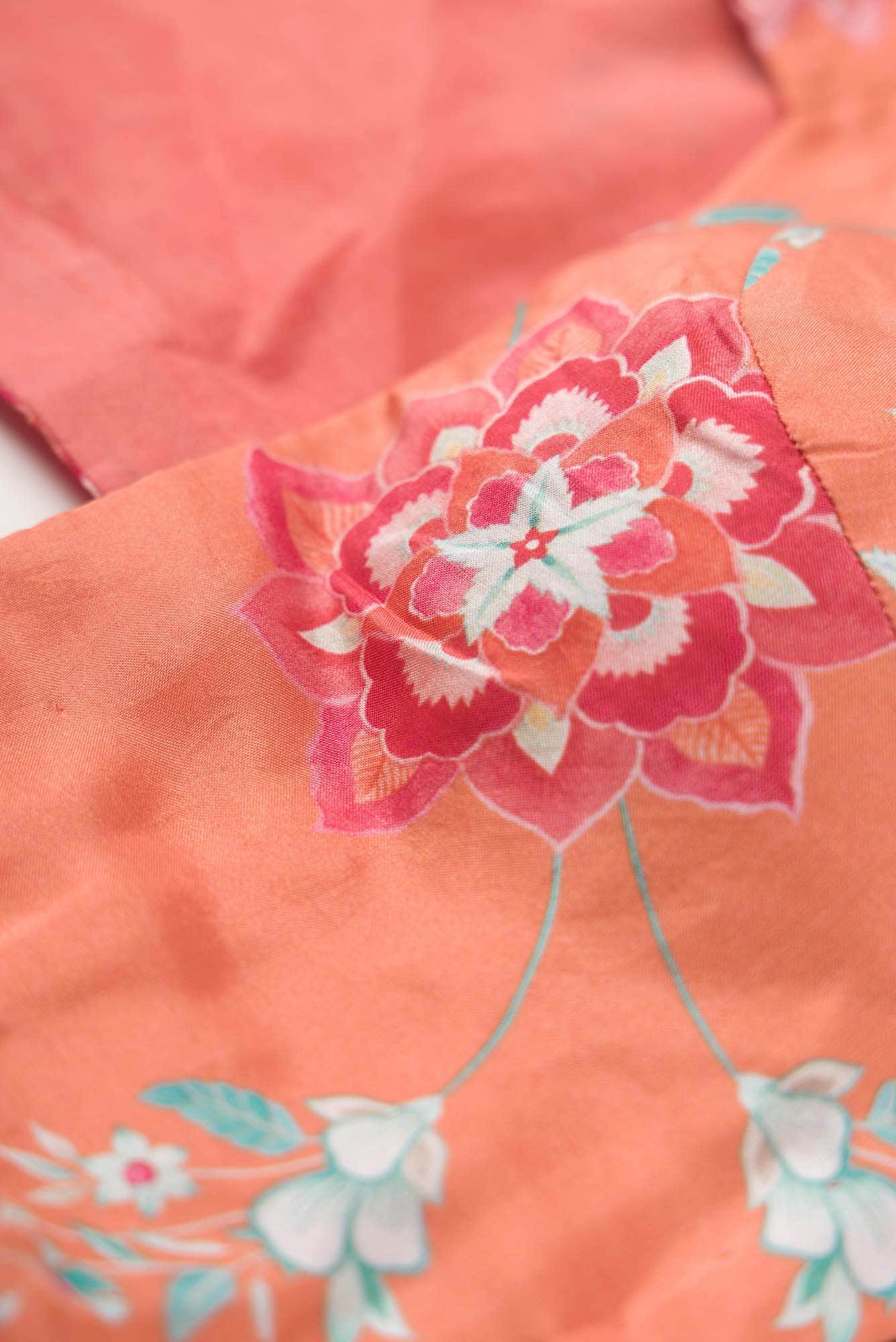 Nupur -  Baby Pink Floral design saree from Chintz Collection, Designed by Nalli
